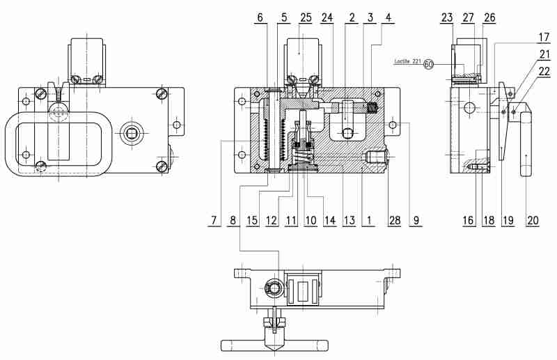 Notbremszugkasten NZ 32 NZ 32